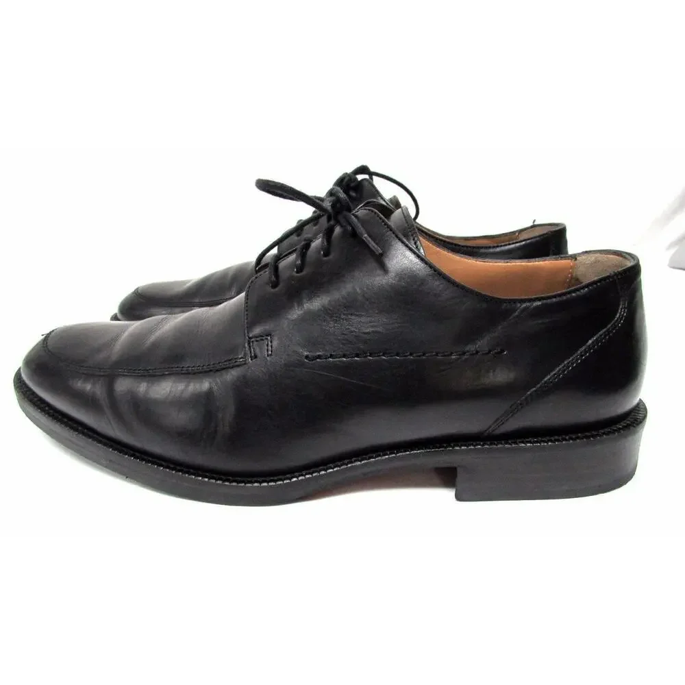 Johnston & Murphy men's size 9 M leather sheep skin shoes dress oxfords